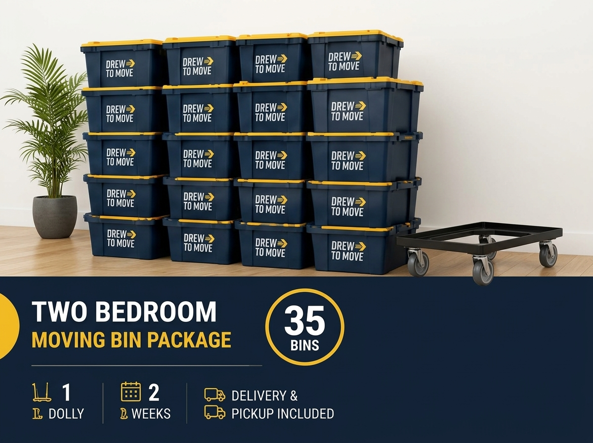 Two Bedroom Moving Bin Package Two Bedroom Moving Bin Package